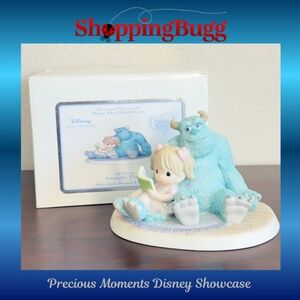 Precious Moments Disney Showcase Monster's Inc Snuggle - Time 132003 (SB1491)